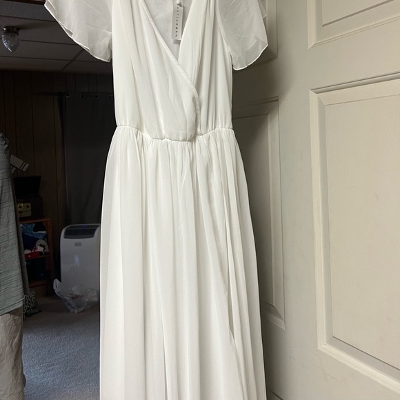 White Baltic Born Maxi Dress, Size Medium NWT - Picture 3 of 4